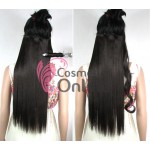 Extensie de par cu 5 Clips On delux dubla dreapta de 74 cm, Silver 8955101